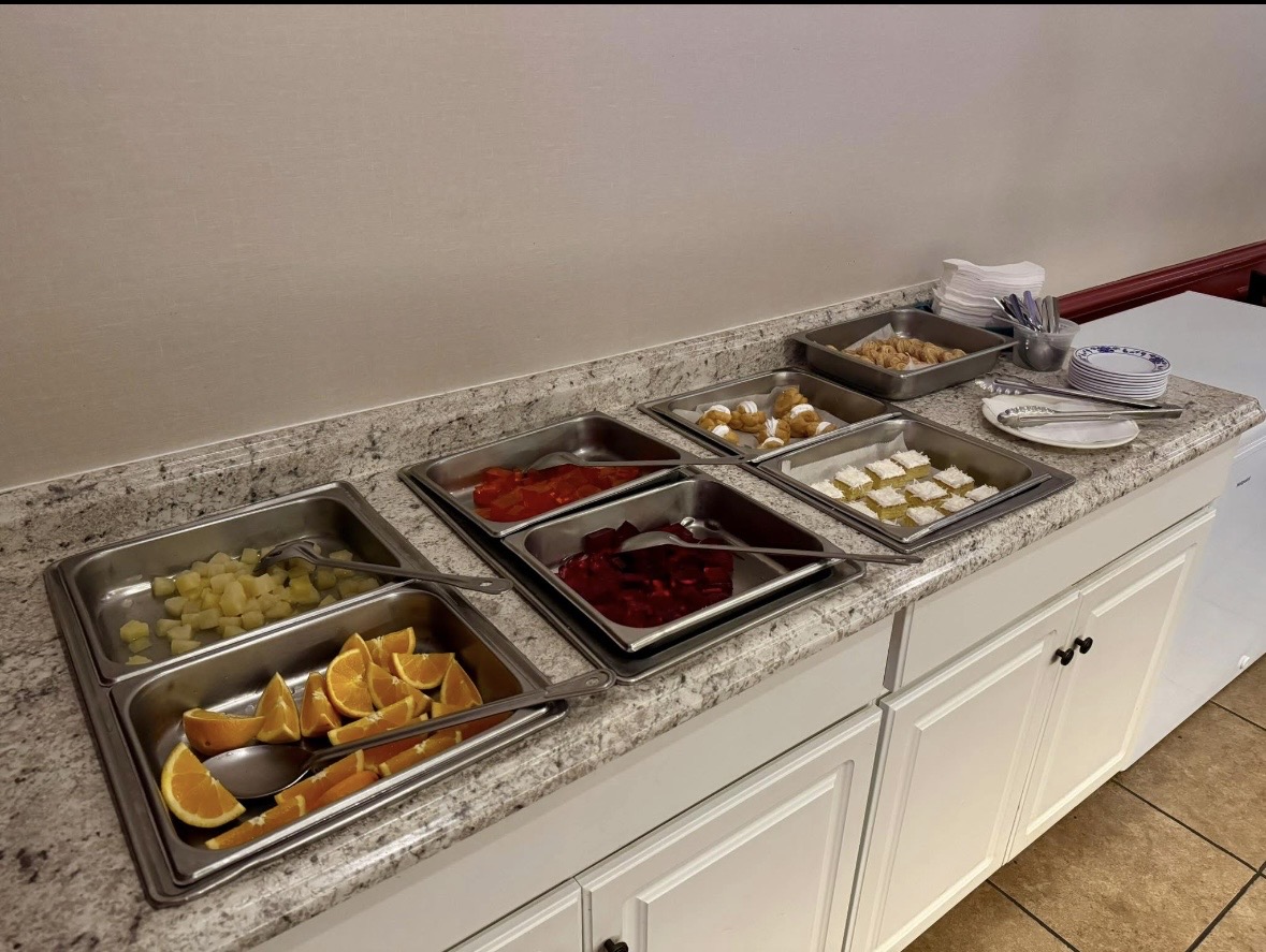 Dessert bar at China Chefs Restaurant, available with buffet only